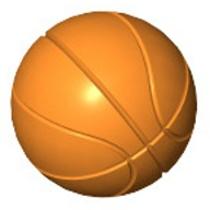 Lego basketbalový míč, oranžová (4185103, 4528025)